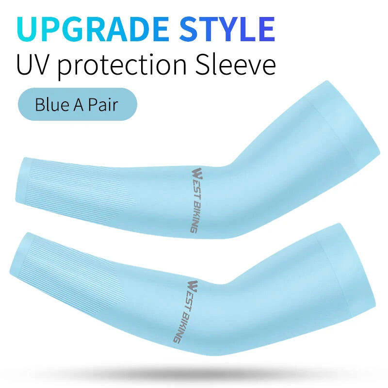 Cooling Arm Sleeves – UPF50+ UV Protection, Quick-Dry for Cycling & Outdoor Sports
