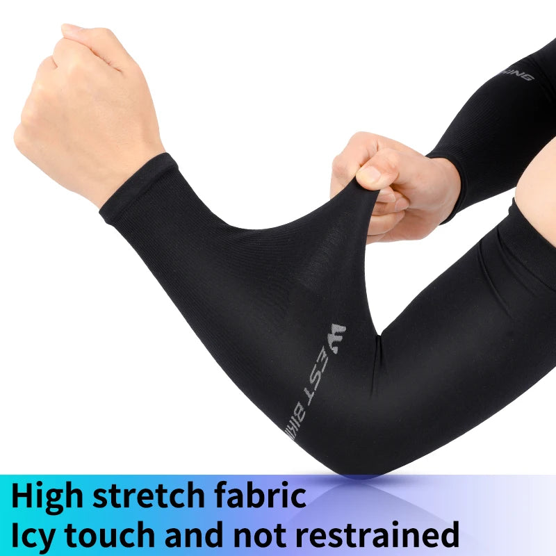 Cooling Arm Sleeves – UPF50+ UV Protection, Quick-Dry for Cycling & Outdoor Sports