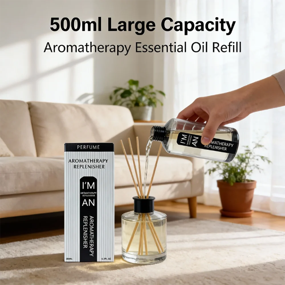 Luxury Hotel-Inspired Aromatherapy Reed Diffuser Refill Oil – 200ml & 500ml
