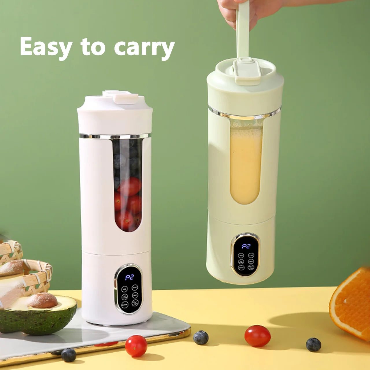 530ml Portable Juicer – Wireless Rechargeable Ice Crush Blender