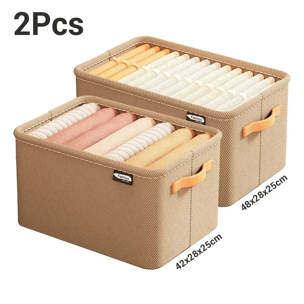 Foldable Closet Storage Organizer – Drawer Bins for Clothes, Sweaters & Jeans