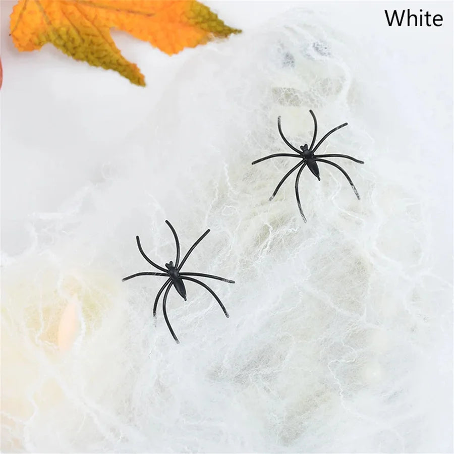 Stretchy Spider Web Halloween Decoration – Cobweb Prop