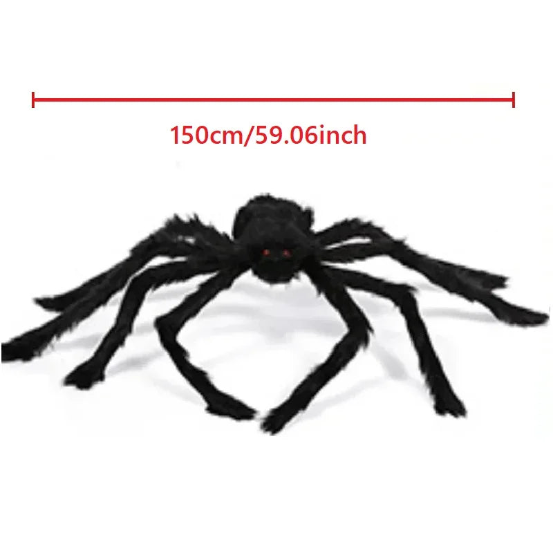 Giant Halloween Spider Decoration – Yard & Porch Prop
