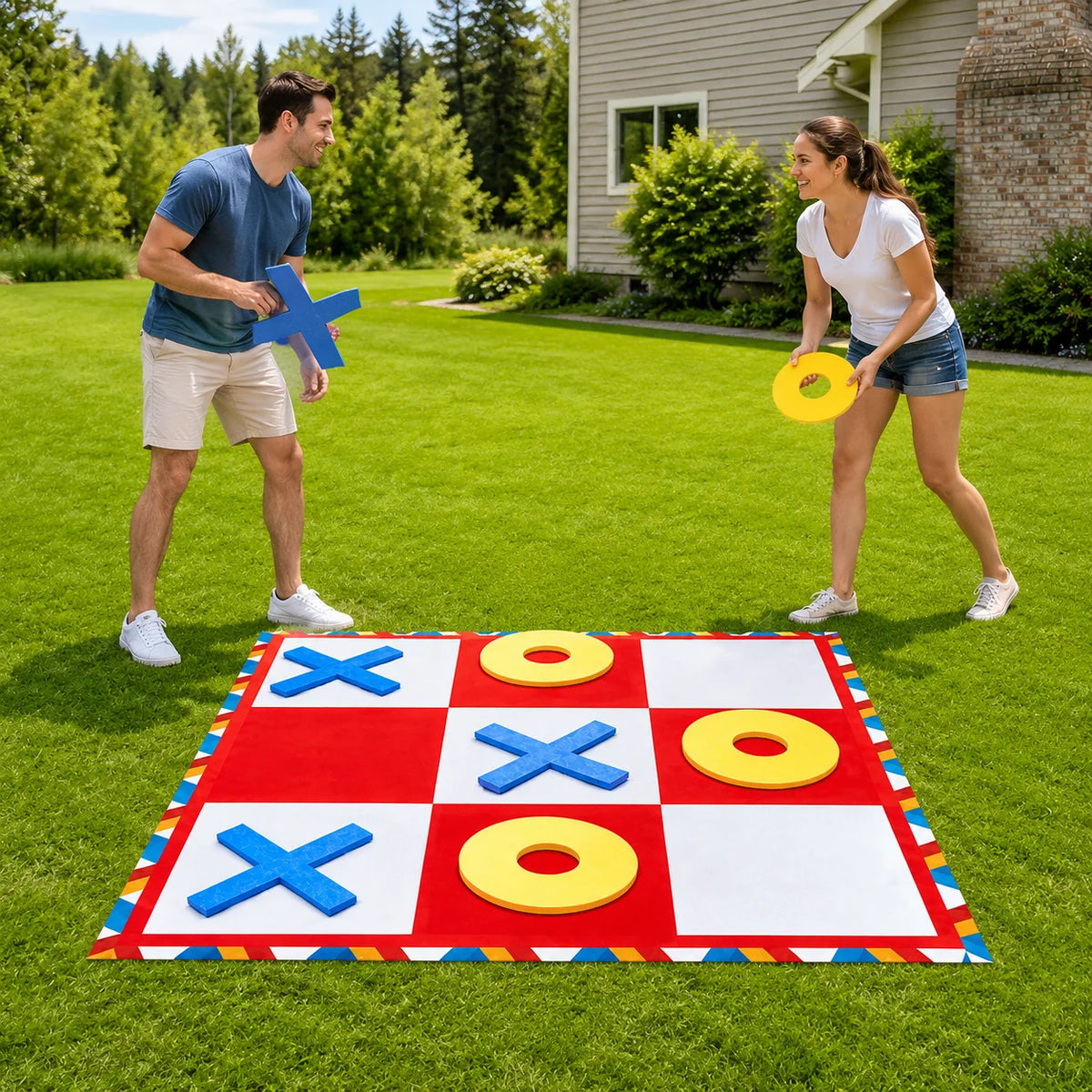 Giant Connect 4 Outdoor Yard Game