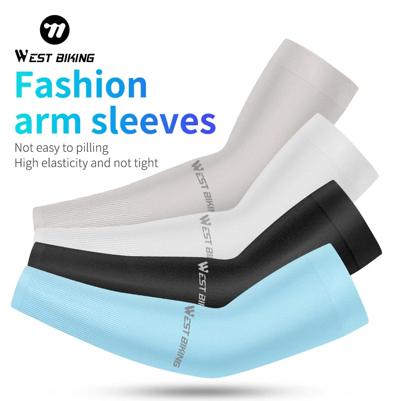 Cooling Arm Sleeves – UPF50+ UV Protection, Quick-Dry for Cycling & Outdoor Sports