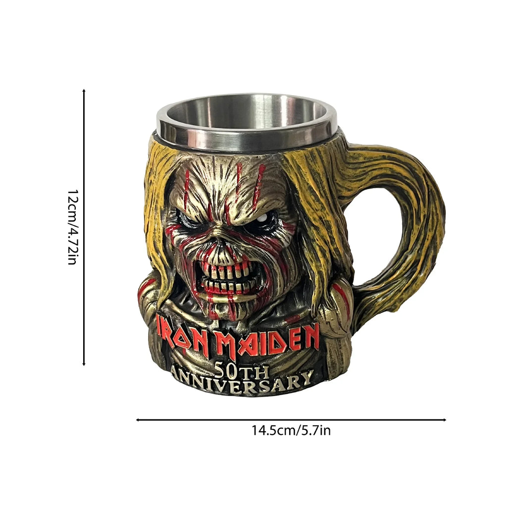 Stainless Steel Rock Legend Coffee Mug – Collector's Edition