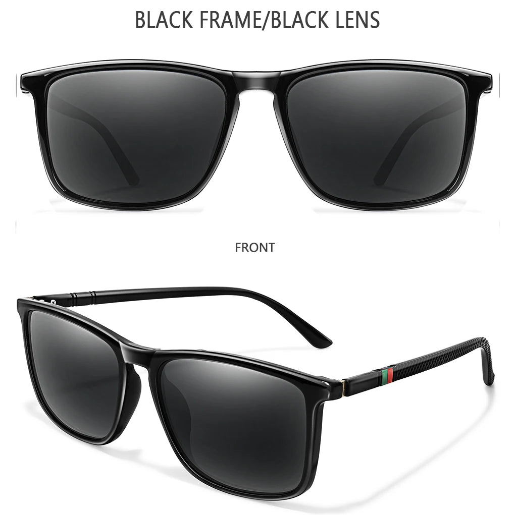 Luxury Square Vintage Polarized Cycling Sunglasses Men Women Fashion Travel Driving Fishing Sun Glasses Male Eyewear UV400