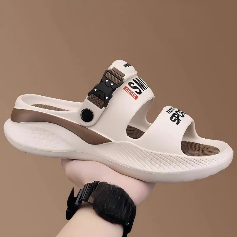 Summer wear anti-slip outdoor sandals, suitable for both beach and casual use, with thick soles