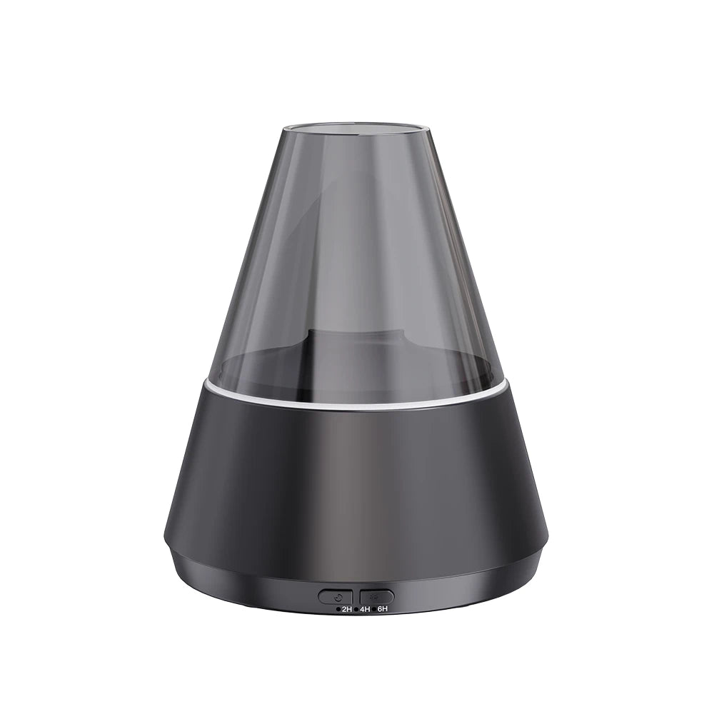 Flame Aroma Diffuser & Humidifier – Mini USB Essential Oil Mist with Night Light