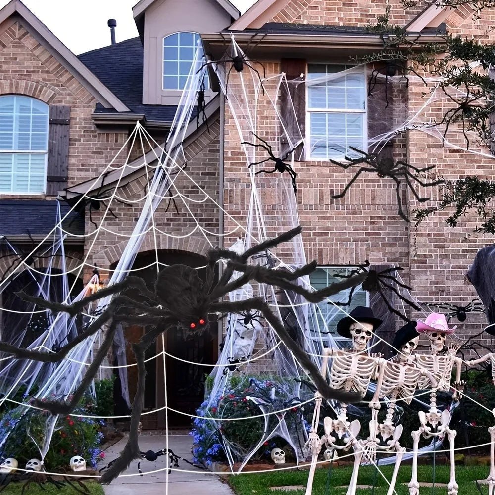 Giant Halloween Spider Decoration – Yard & Porch Prop