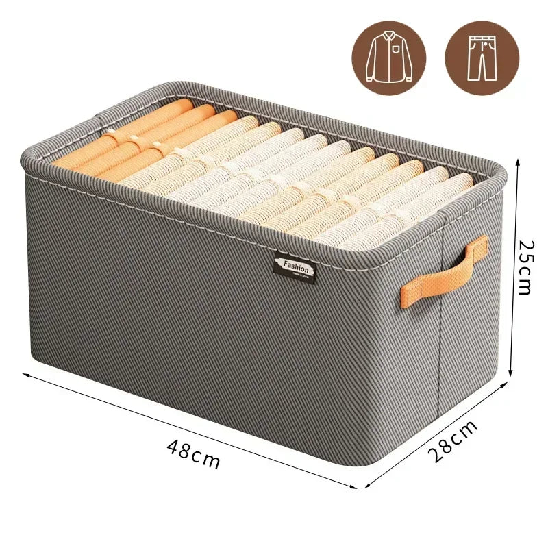 Foldable Closet Storage Organizer – Drawer Bins for Clothes, Sweaters & Jeans