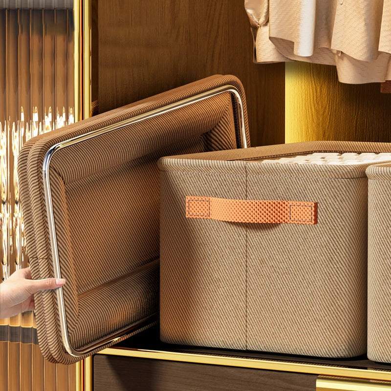Foldable Closet Storage Organizer – Drawer Bins for Clothes, Sweaters & Jeans