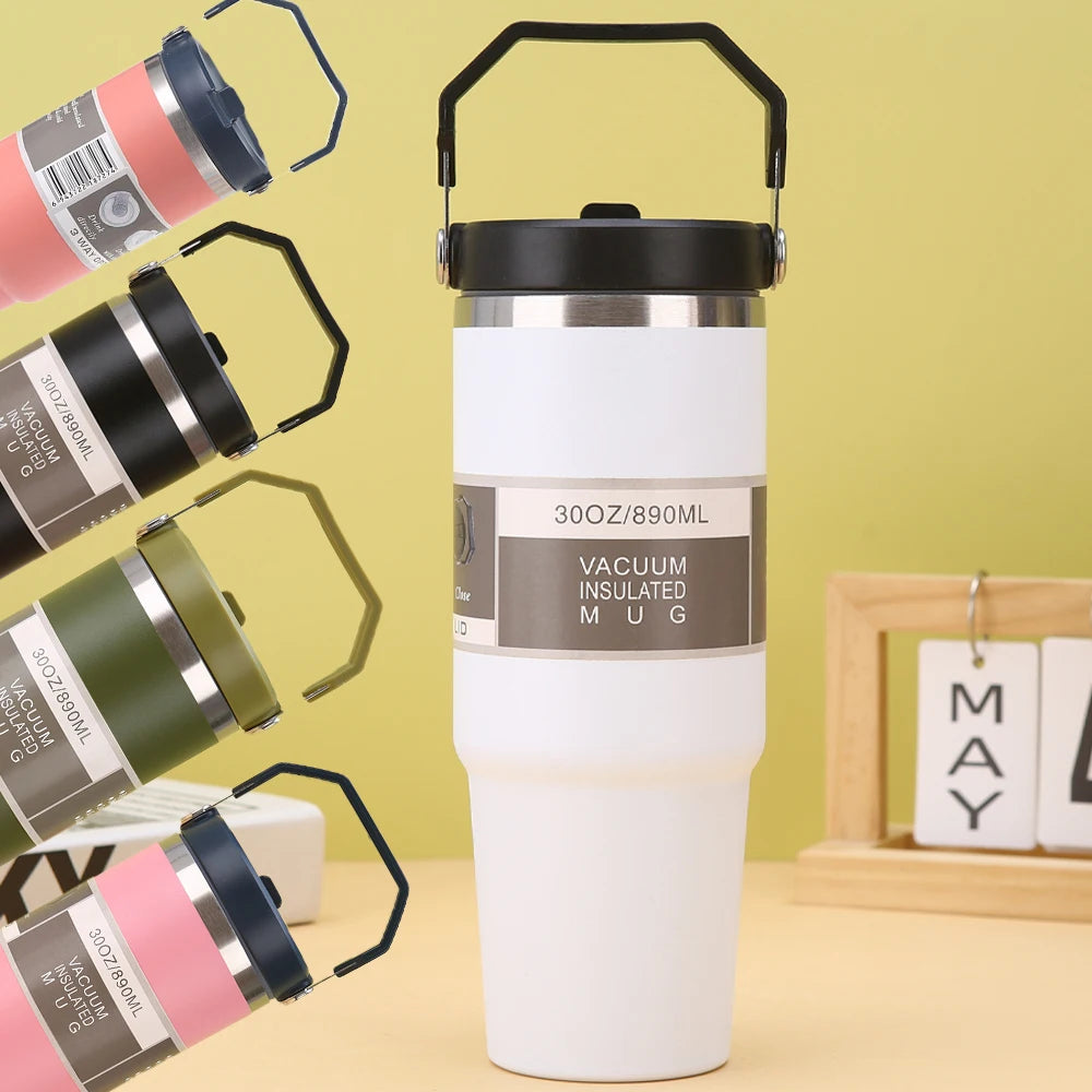 30oz Insulated Stainless Steel Tumbler – Vacuum Insulated, BPA-Free