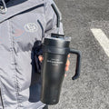 38oz Insulated Tumbler with Handle & Straw – All-Day Cold