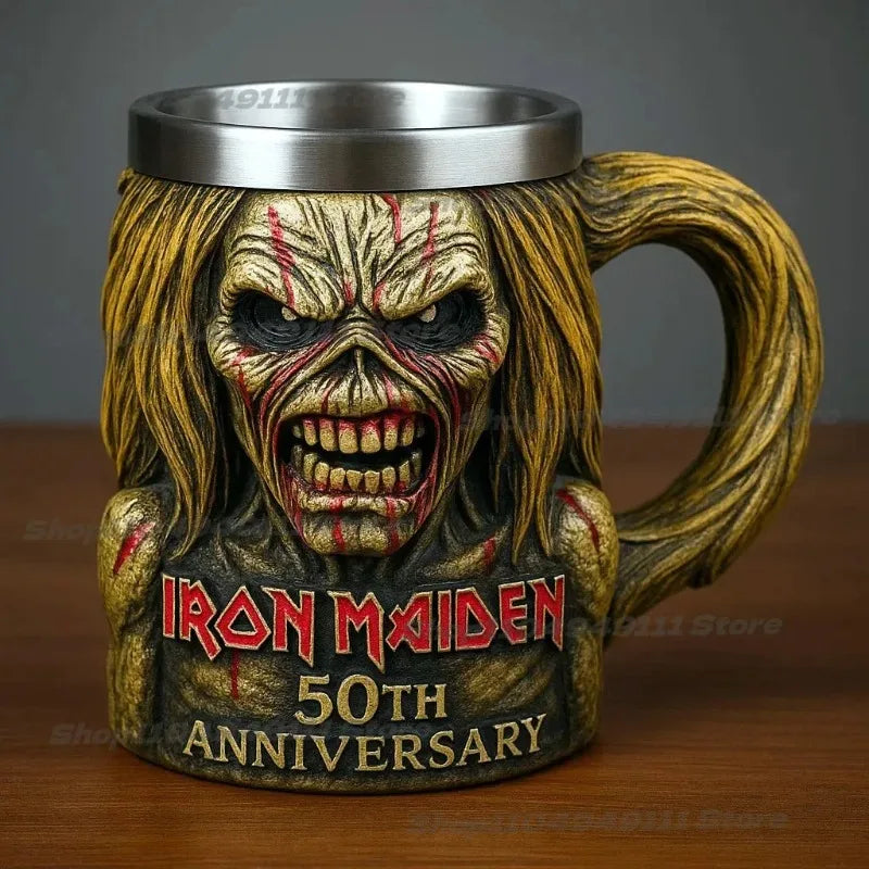 Stainless Steel Rock Legend Coffee Mug – Collector's Edition