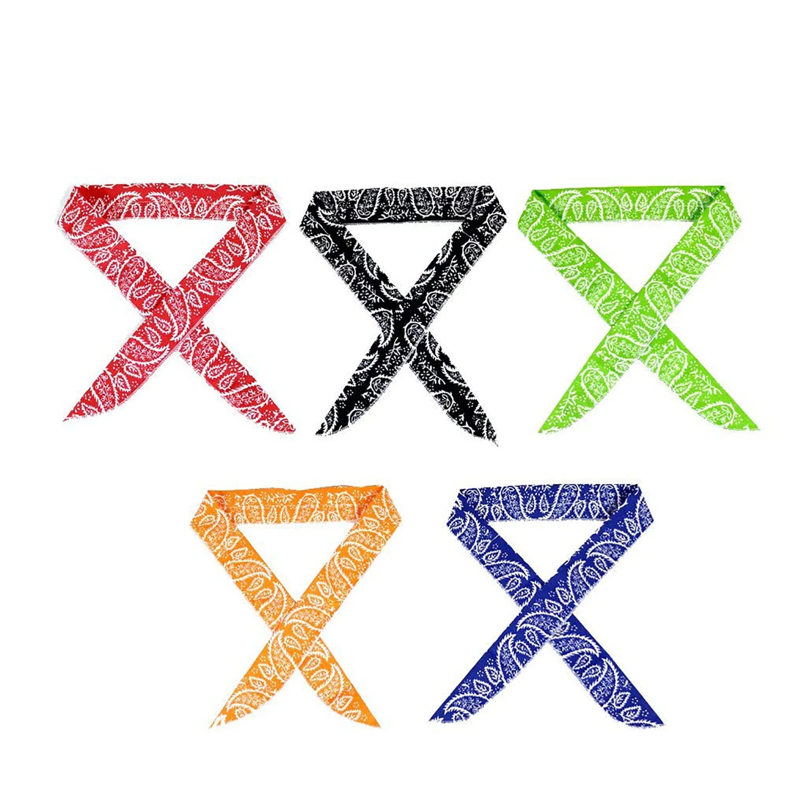 5-Pack Instant Cooling Bandanas – Neck Wrap for Sports & Outdoor Heat