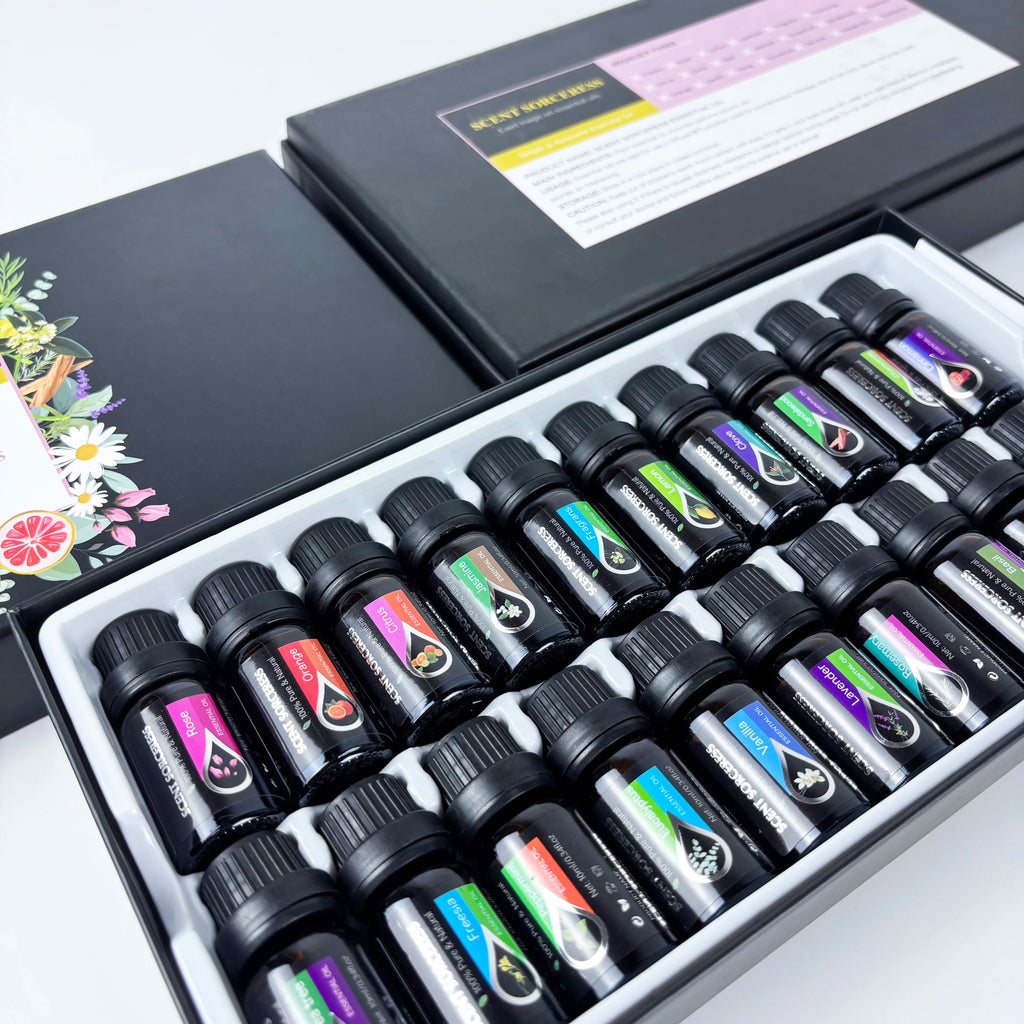 20-Piece Essential Oil Gift Set – Lavender, Eucalyptus, Citrus & More