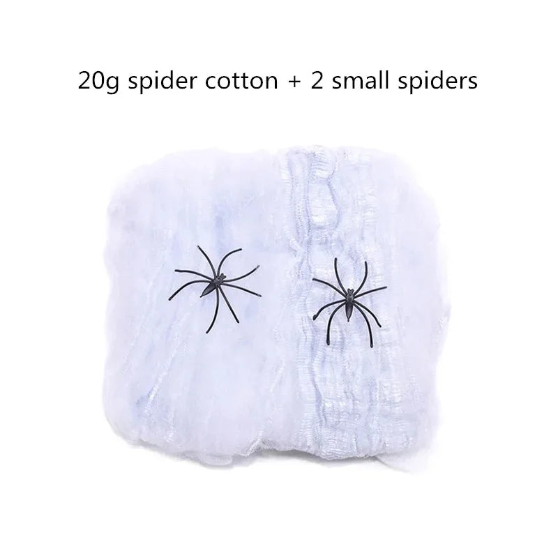Stretchy Spider Web Halloween Decoration – Cobweb Prop