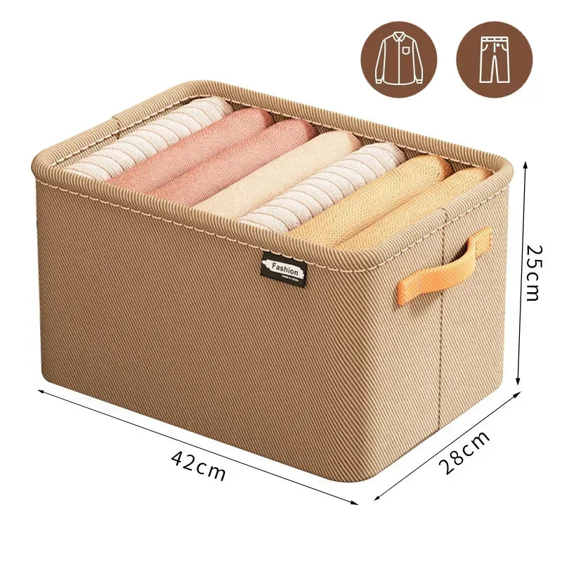 Foldable Closet Storage Organizer – Drawer Bins for Clothes, Sweaters & Jeans
