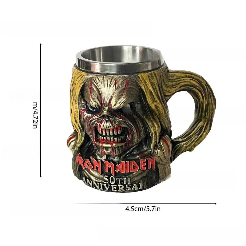 Stainless Steel Rock Legend Coffee Mug – Collector's Edition