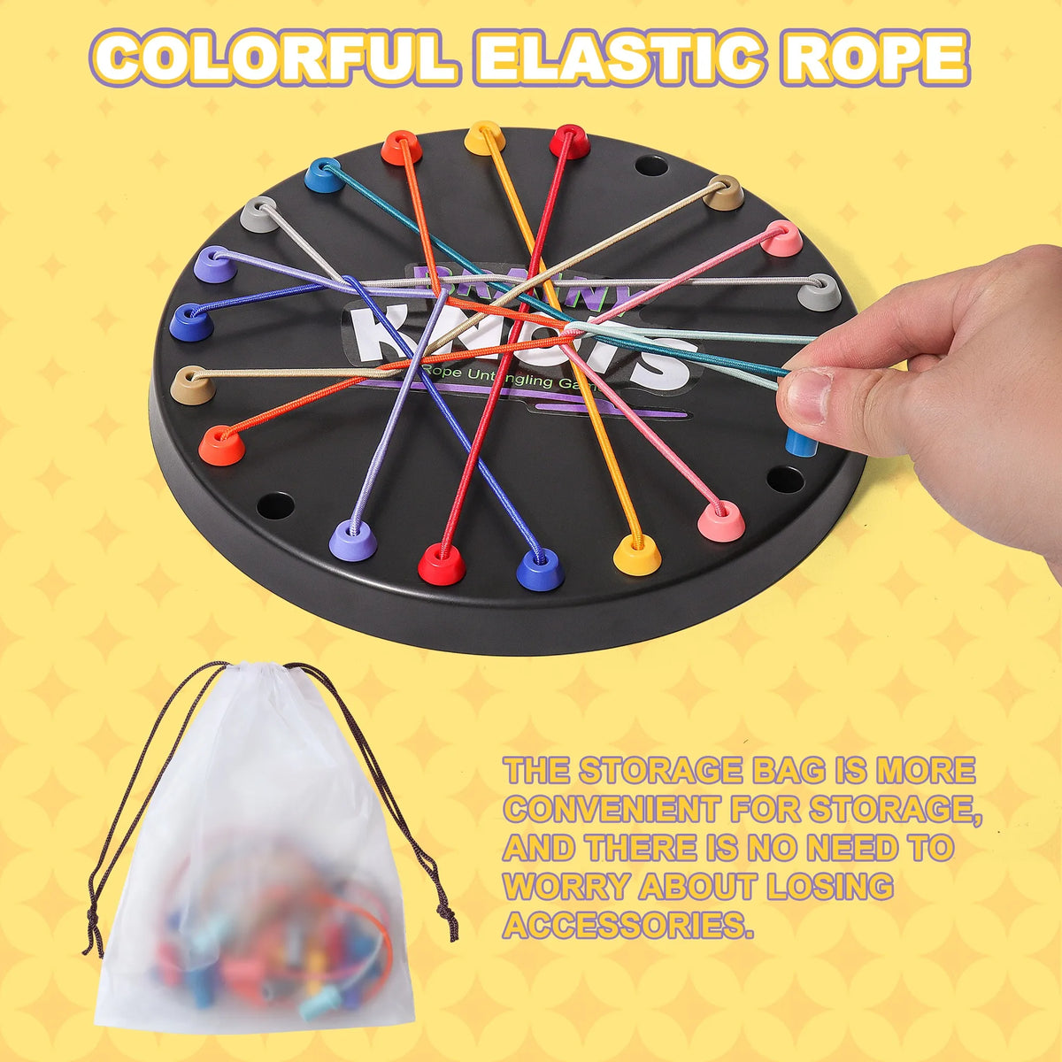 Rope-Breaking Chain Puzzle Party Game