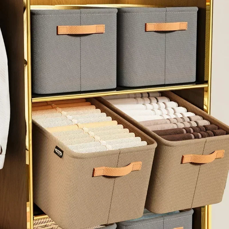 Foldable Closet Storage Organizer – Drawer Bins for Clothes, Sweaters & Jeans