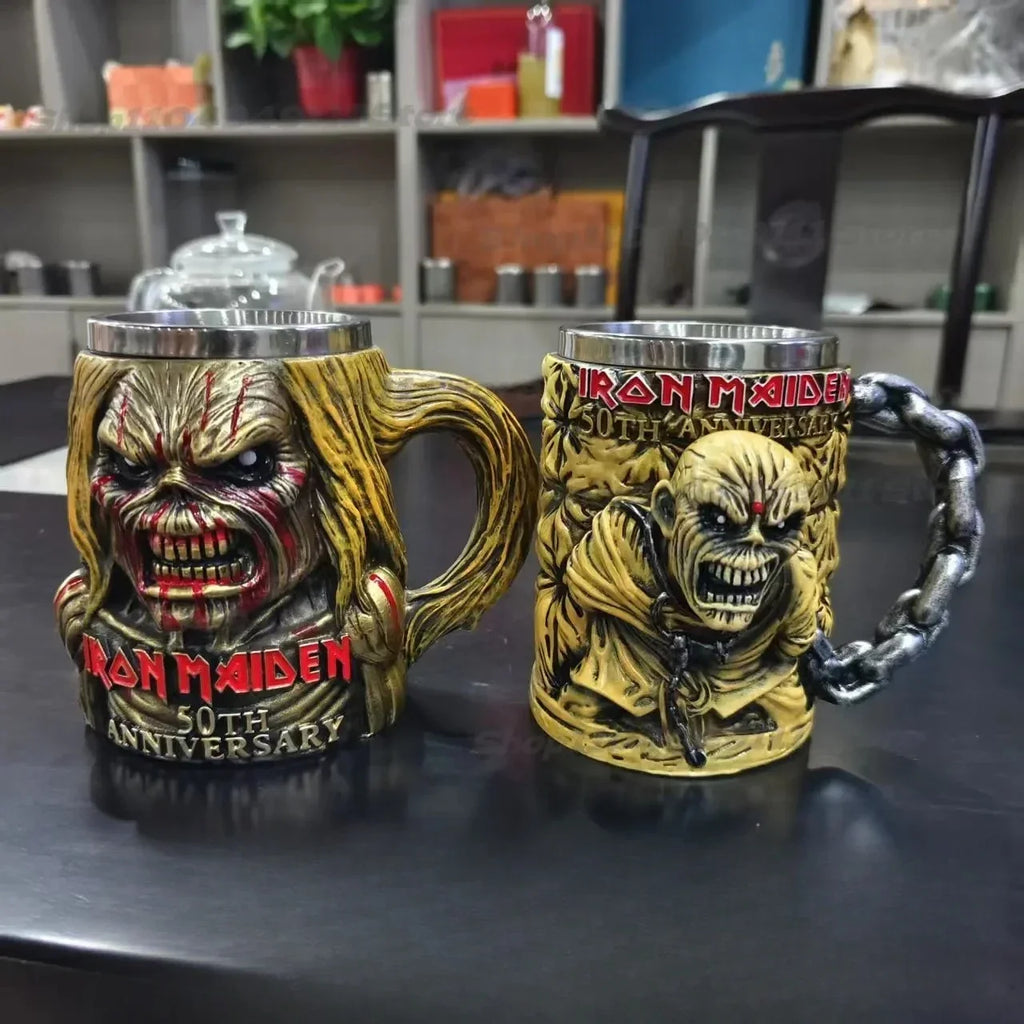 Stainless Steel Rock Legend Coffee Mug – Collector's Edition