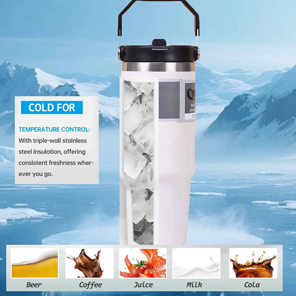 30oz Insulated Stainless Steel Tumbler – Vacuum Insulated, BPA-Free