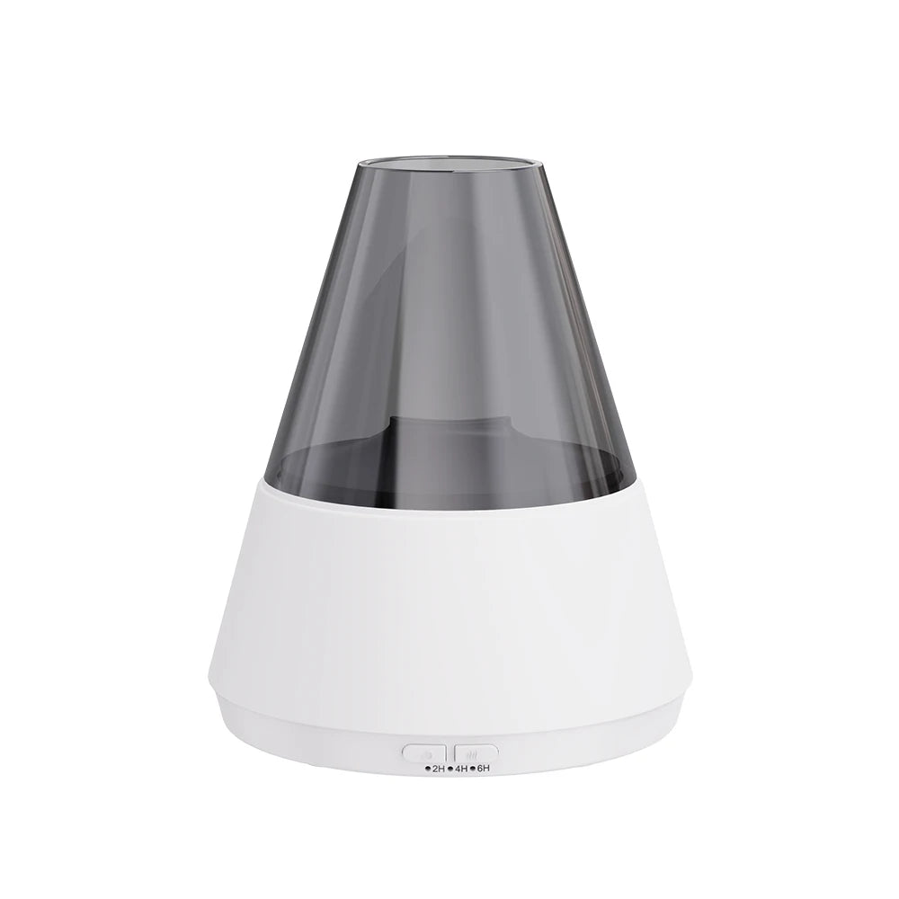 Flame Aroma Diffuser & Humidifier – Mini USB Essential Oil Mist with Night Light