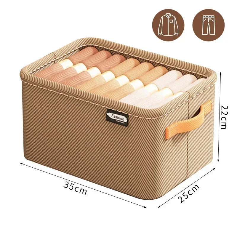 Foldable Closet Storage Organizer – Drawer Bins for Clothes, Sweaters & Jeans