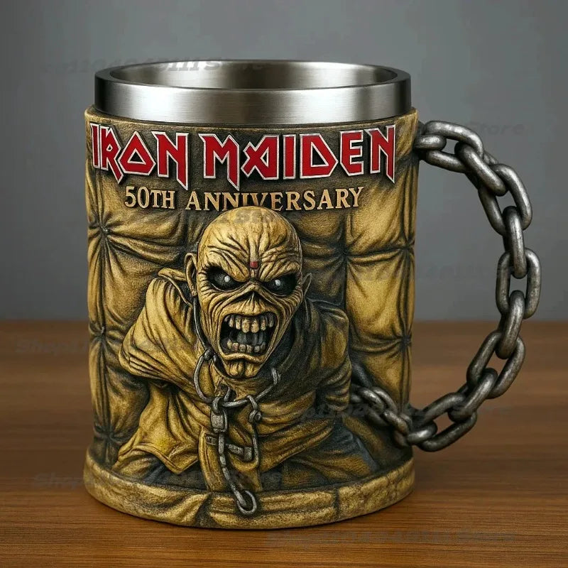 Stainless Steel Rock Legend Coffee Mug – Collector's Edition